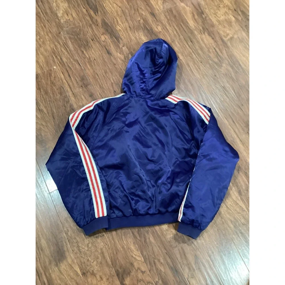 Mens Hooded Jacket Adidas Vintage Size XL
